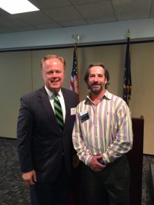Gerry Dick, Inside Indiana Business, and Todd Saxton, The Venture Club of Indiana