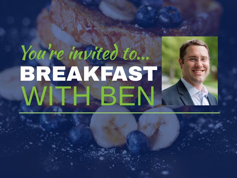 Join VisionTech for Breakfast with Ben February 20th